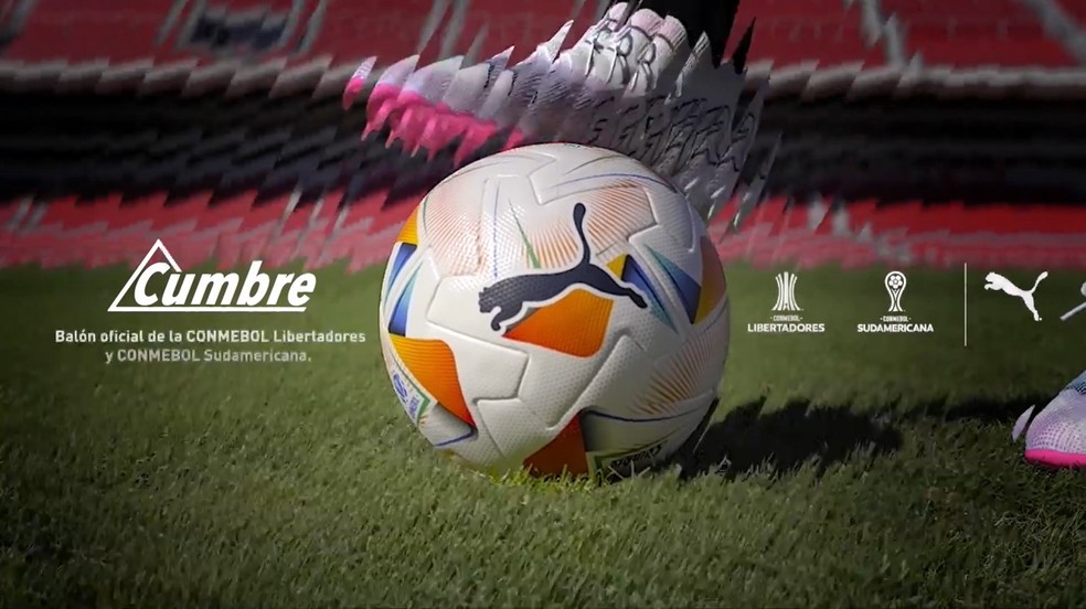 Nova bola da Libertadores e Sul-Americana — Foto: Reprodução