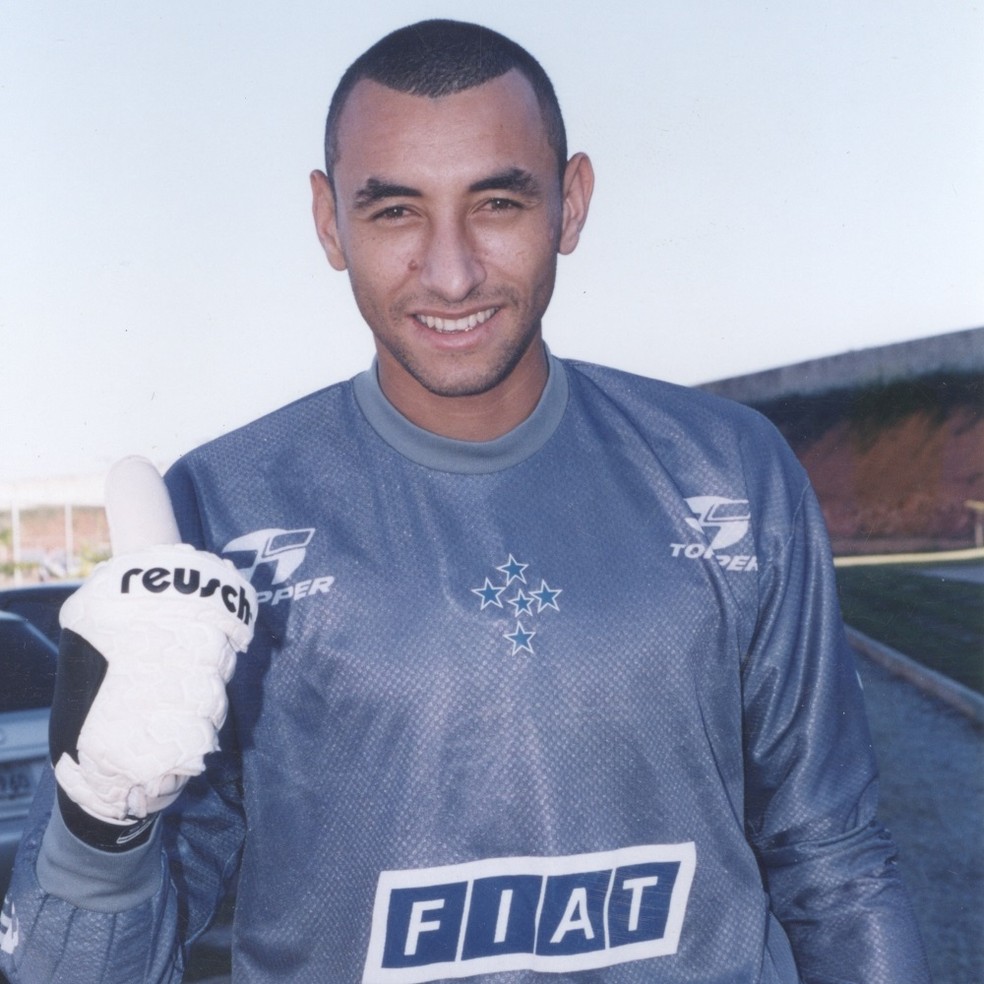 Gomes, goleiro do Cruzeiro em 2003 — Foto: Acervo/Cruzeiro