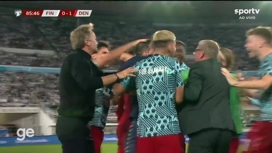 Hojbjerg marca no fim, e Dinamarca toma liderança da Finlândia nas Eliminatórias da Eurocopa - Programa: Futebol Internacional 