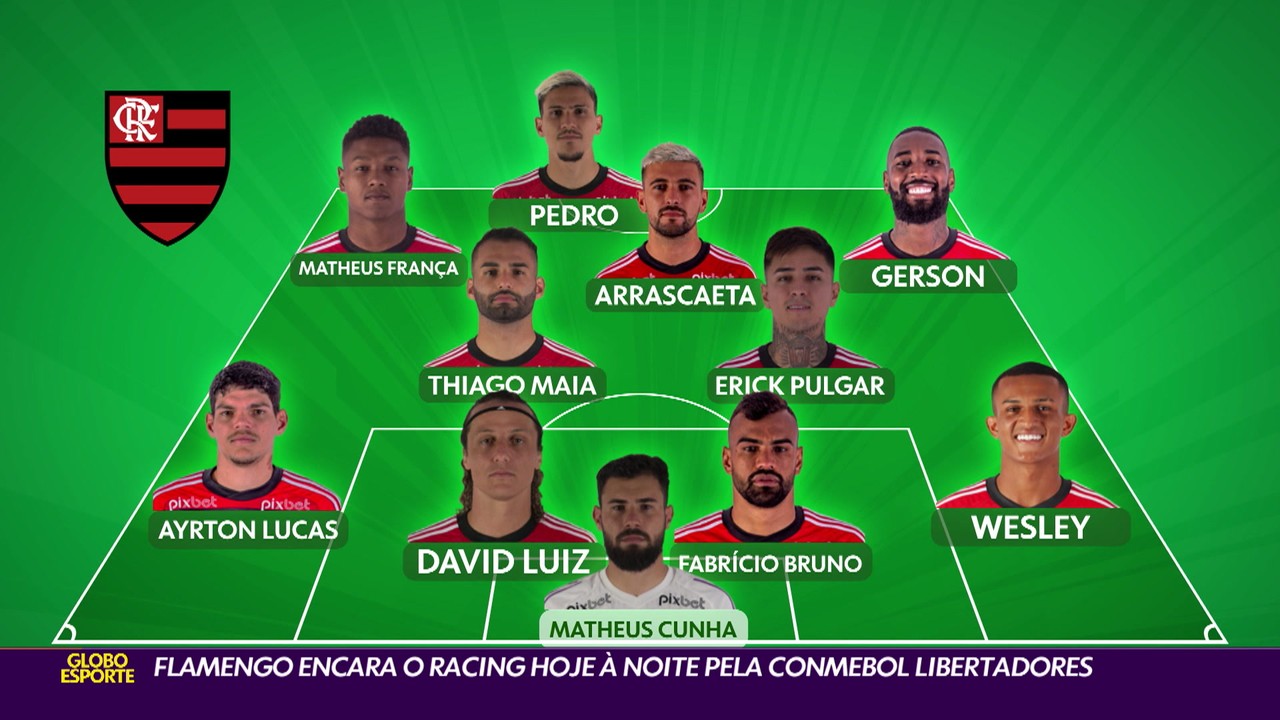 Sem Gabigol, Flamengo encara o Racing pela Conmebol Libertadores
