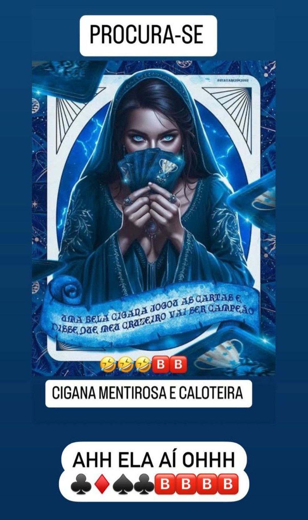 Zuações com o Cruzeiro — Foto: Reprodução