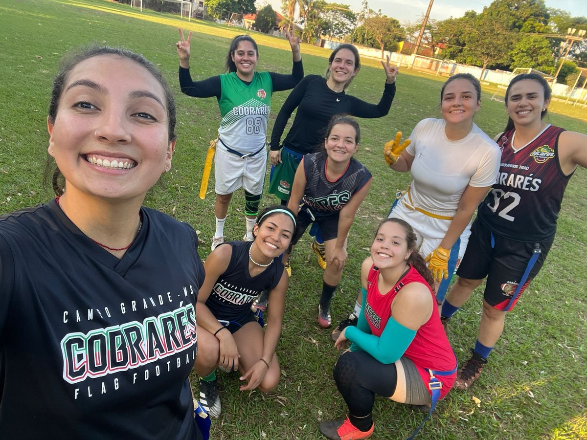 Cobrarés, time de flag football de MS, disputa o bicampeonato da Super