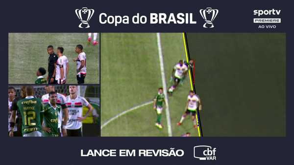 Var revela dúvida em gol anulado do Palmeiras: Marcação no ombro ou pé?