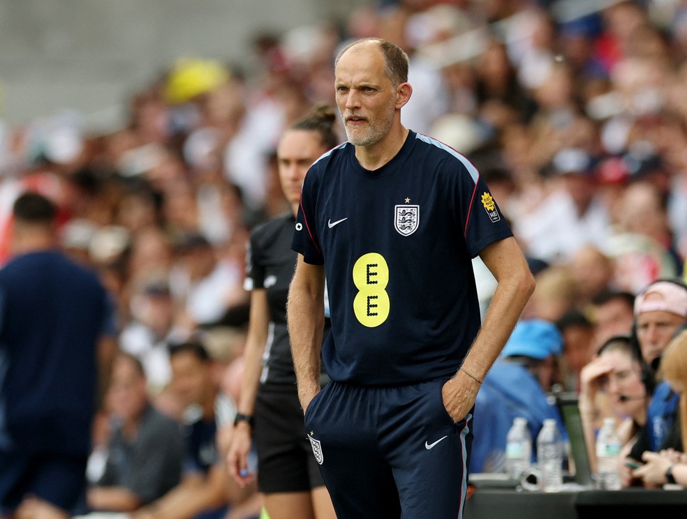 Thomas Tuchel em amistoso da Inglaterra