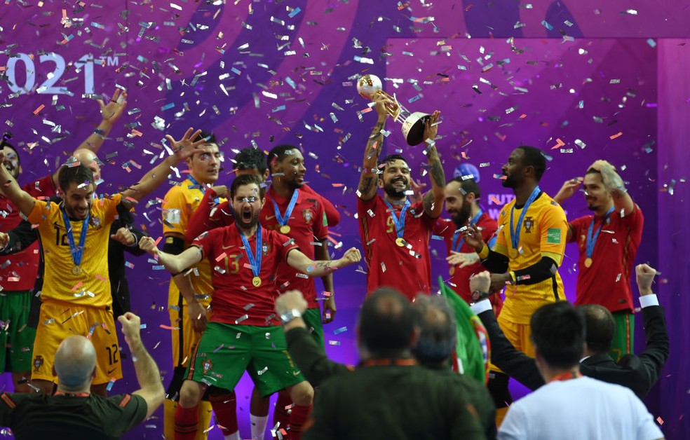 Portugal é bicampeão da Europa de futsal quatro meses após vencer o Mundial