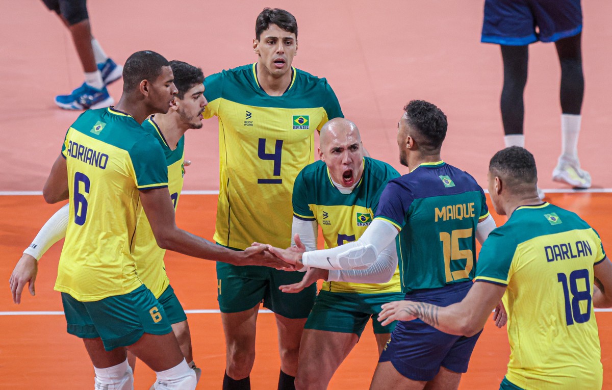 Todo 2023: Darlan lidera el camino, Brasil domina a Colombia en su debut en voleibol |  Juegos Panamericanos