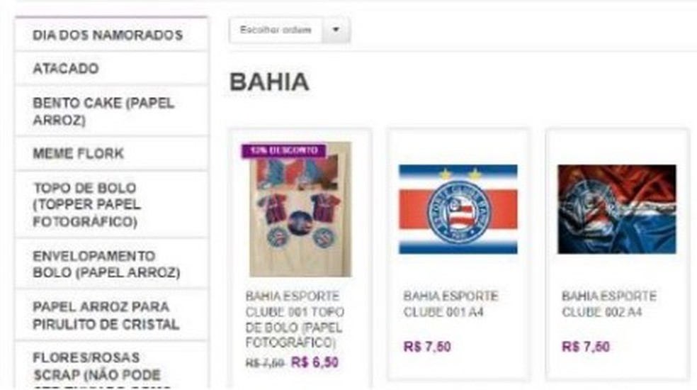 Luciana precisou tirar produtos do Bahia do ar  — Foto: Arquivo pessoal