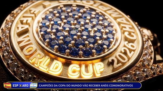Campeões da Copa do Mundo vão receber anéis comemorativos - Programa: Globo Esporte RJ 