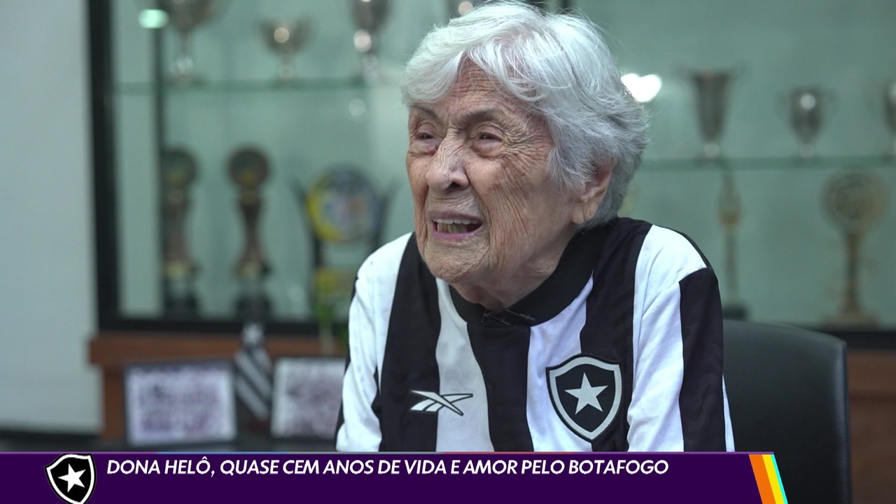 Dona Helô, quase cem anossite apostas copa do mundovida e amor pelo Botafogo