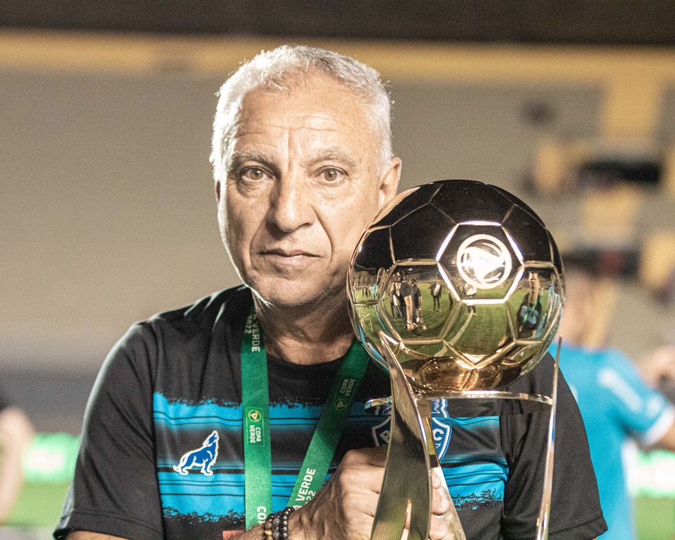 Márcio Fernandes conquista Copa Verde sob o comando do Paysandu — Foto: Ascom/Paysandu