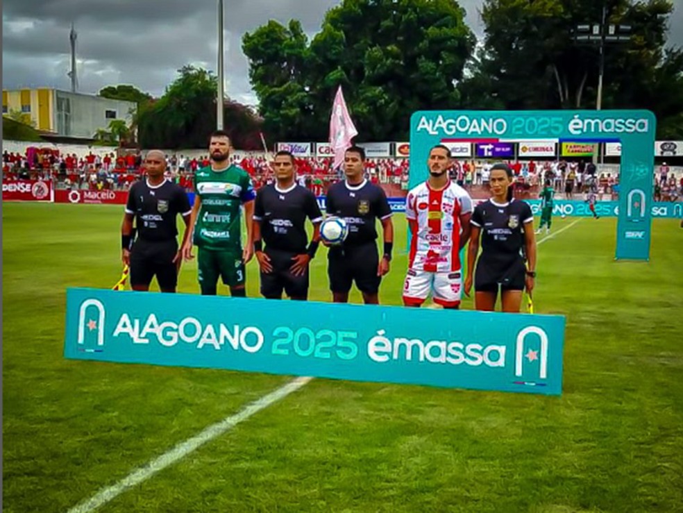 Penedense x Coruripe, em Penedo — Foto: ASCOM FAF