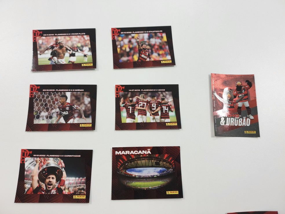 Cards do Flamengo &mdash; Foto: Fred Gomes