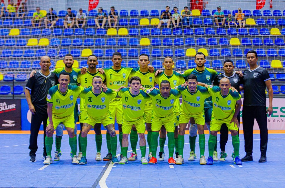 Equipe da ASF Sorriso no Brasileiro de Futsal