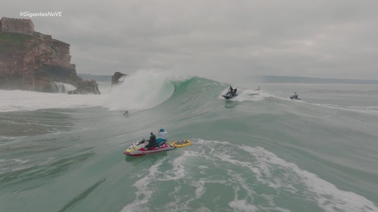 Lucas Chumbo é campeão do Gigantesbetway como apostarNazaré e pode bater recorde mundial - Programa: Esporte Espetacular 