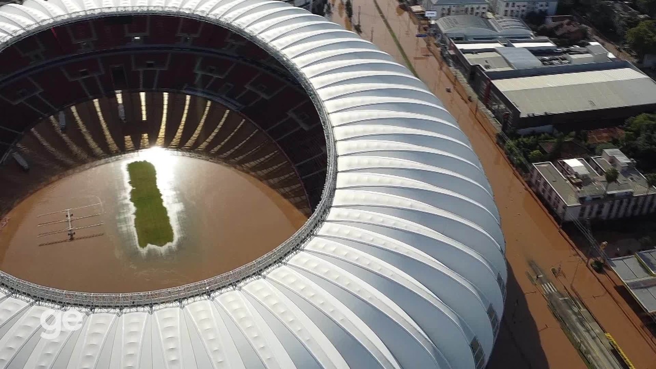 Veja imagens atualizadas do Beira-Rio atingido pela enchente,brasiliense x atlético mineiro palpitePorto Alegre