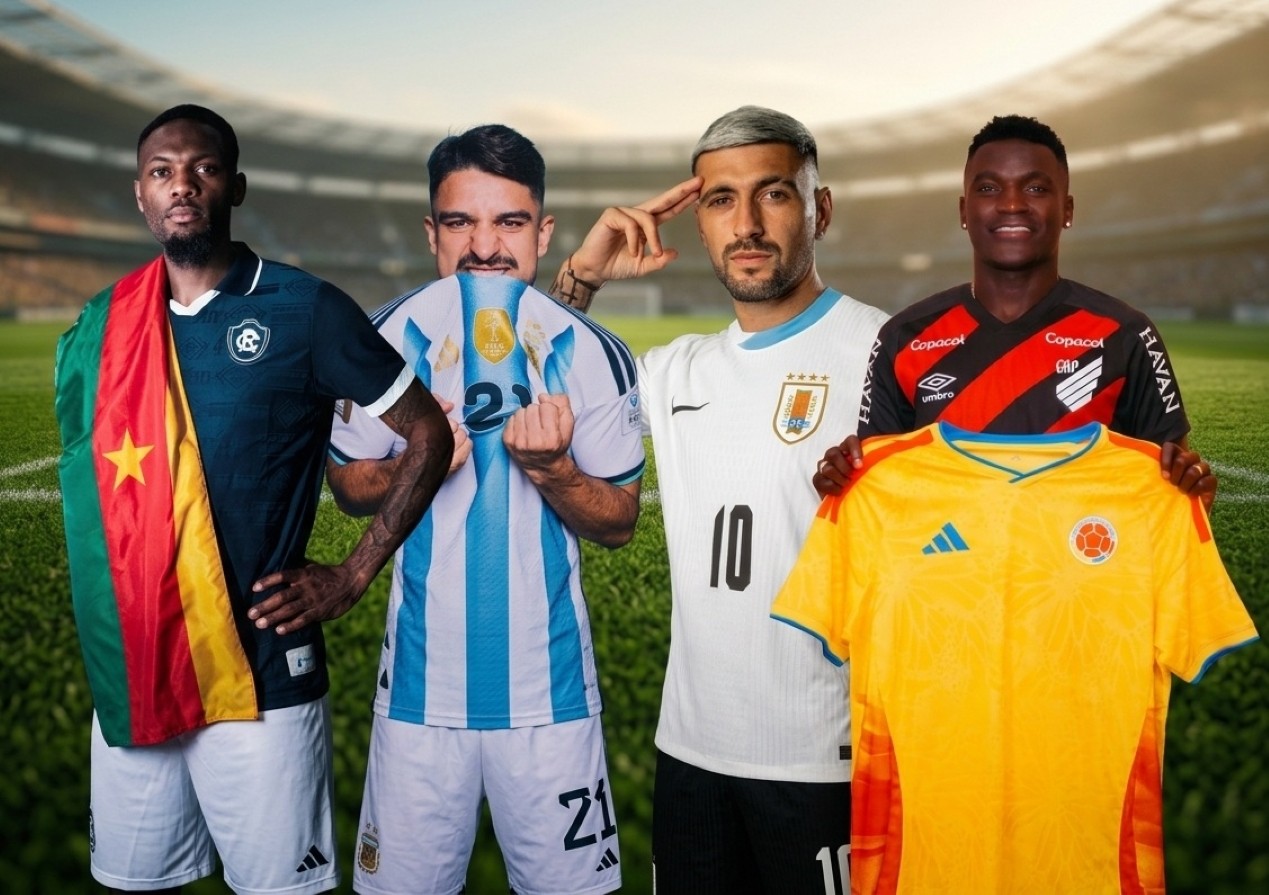 Brasileirão tem 31 jogadores convocados por outras seleções; veja a lista