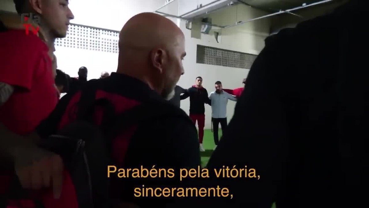 Sob pressão, Sampaoli pediu sangue na boca aos jogadores do Flamengo contra Botafogo; veja vídeo