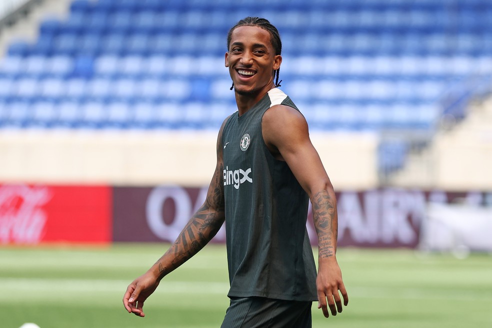João Pedro marcou os dois gols do Chelsea sobre o Fluminense na Copa do Mundo de Clubes — Foto: Getty Images