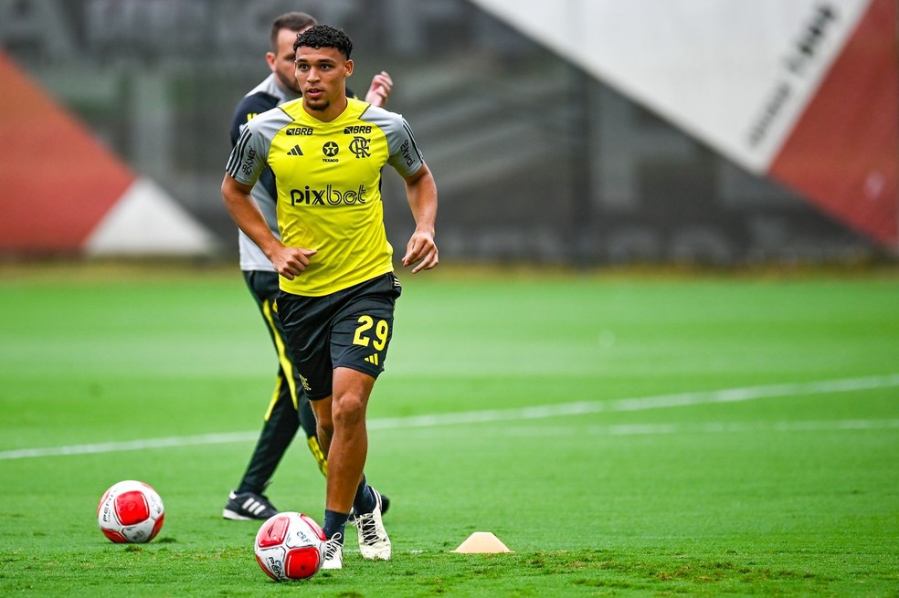 Victor Hugo também é opção para o Fla versão Copa América — Foto: Divulgação / Flamengo