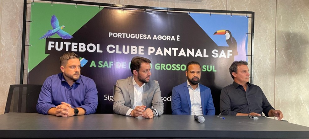 Glauber Caldas, Júlio Brant, Gilmar Ribeiro e Marcos Derzi. — Foto: Isabelly Melo