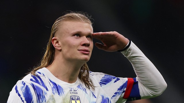 Haaland - Itália x Noruega - Eliminatórias da Europa para a Copa 2026