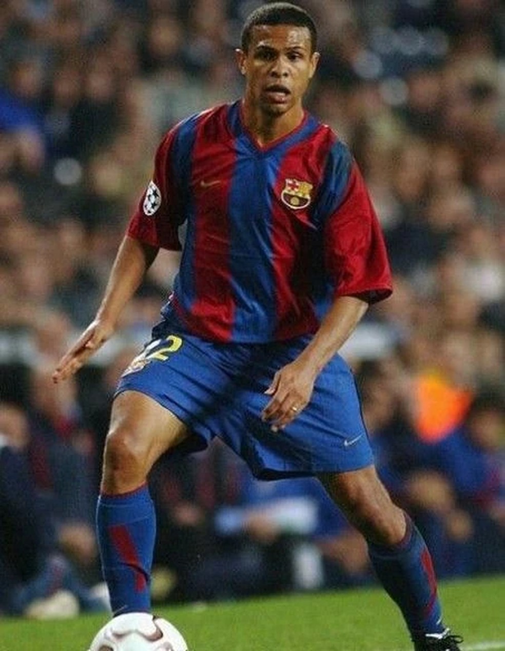 Geovani em a&ccedil;&atilde;o pelo Barcelona &mdash; Foto: Reprodu&ccedil;&atilde;o