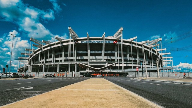 Estádio Olímpico do Pará, o Mangueirão, em Belém (PA)