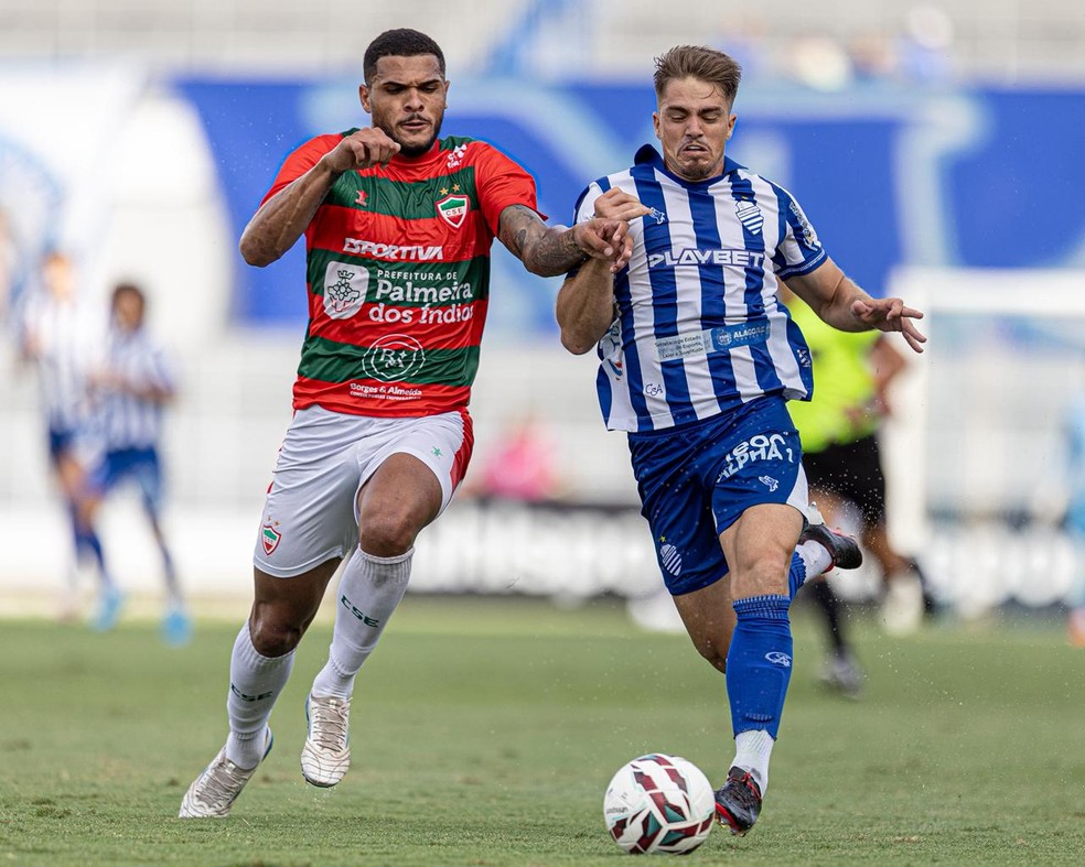 CSA teve mais posse de bola, mas não conseguiu vencer o CSE no Rei Pelé — Foto: Allax Max/Ascom CSA