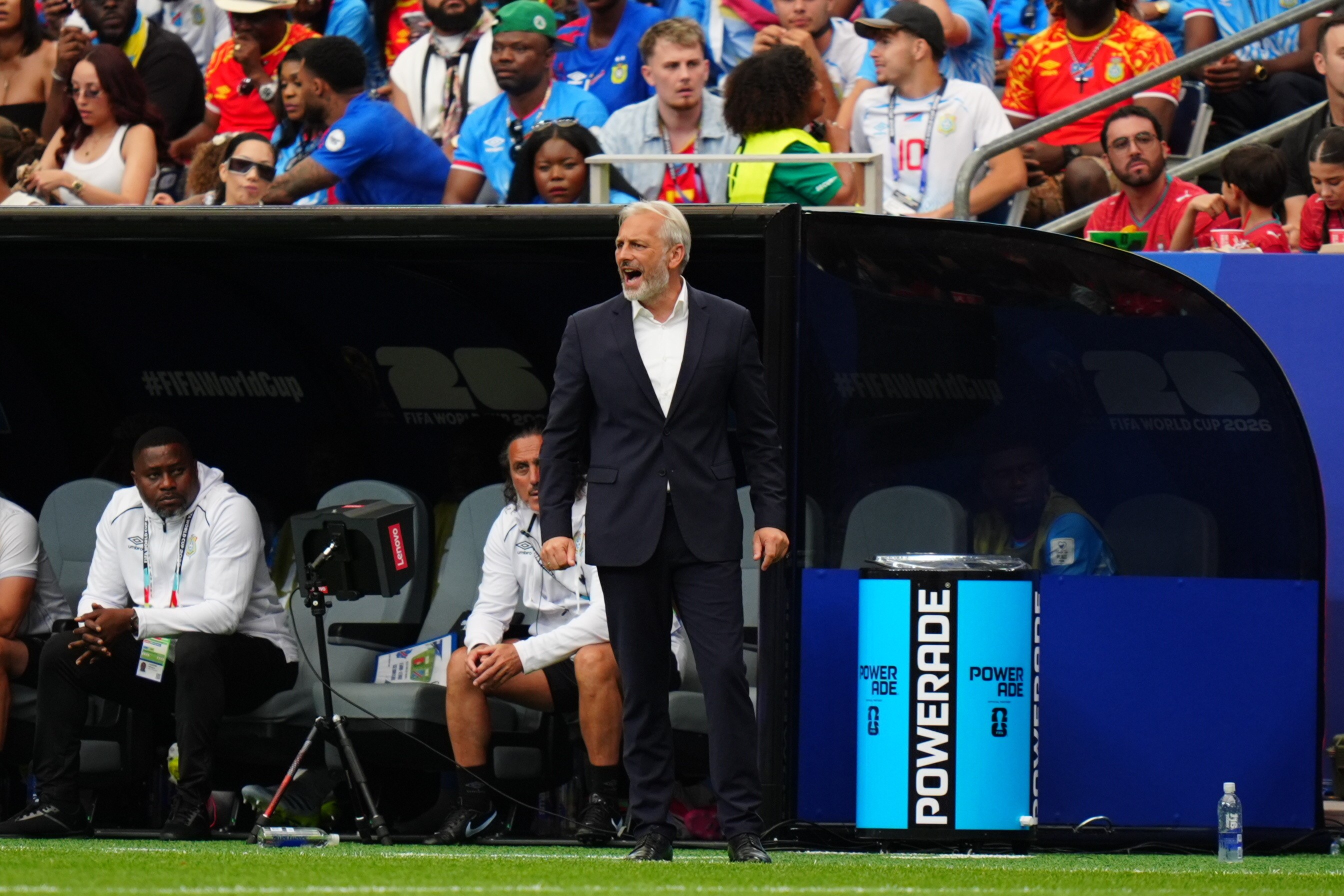 Técnico comemora primeiro gol da RD Congo na história das Copas: "Estamos orgulhosos desse ponto"