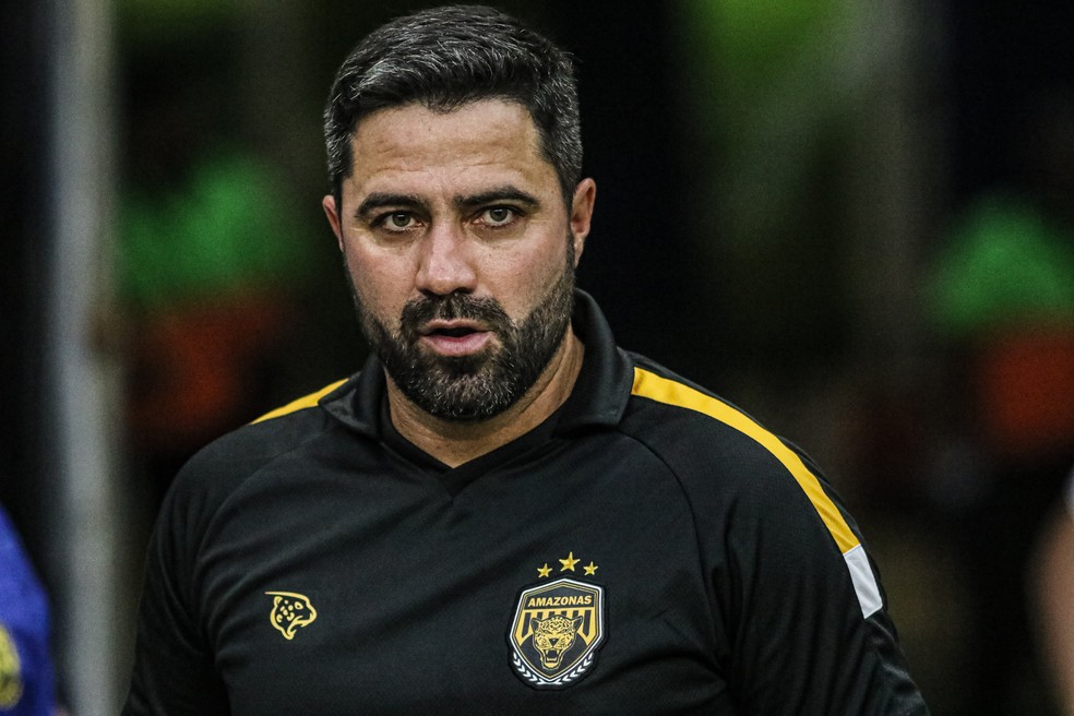 Rafael Lacerda, t&eacute;cnico do Amazonas &mdash; Foto: Jo&atilde;o Normando/Amazonas FC