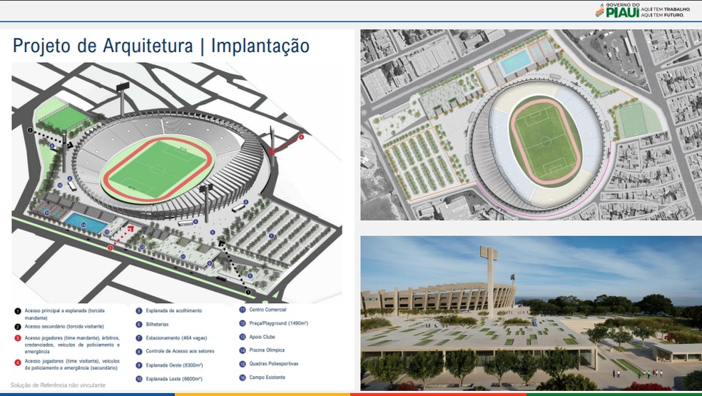 PPP do Albertão: projeto prevê R$ 91,6 milhões de investimento e adequações padrão Conmebol — Foto: Reprodução/Suparc