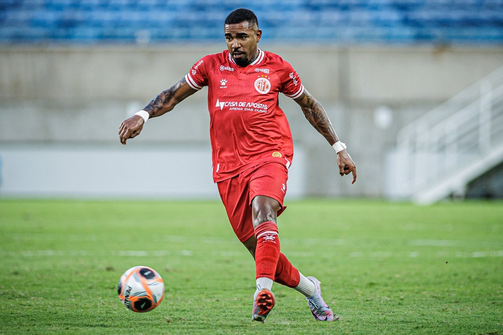 América-RN, de Evandro, encara o Potiguar na Arena — Foto: Gabriel Leite/América FC