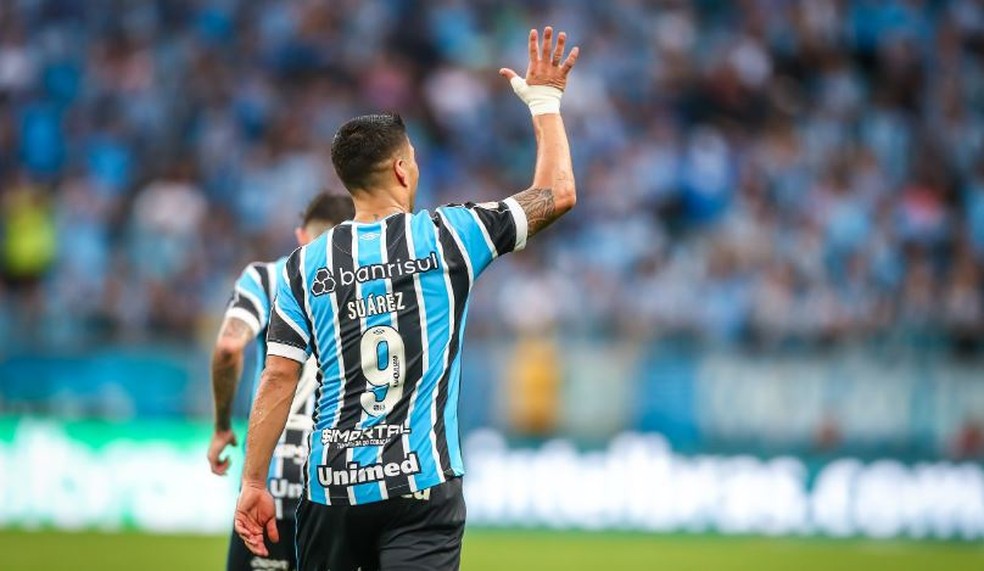 Suárez pode fazer último jogo pelo Grêmio na Arena contra o Goiás -  Notícias - Galáticos Online