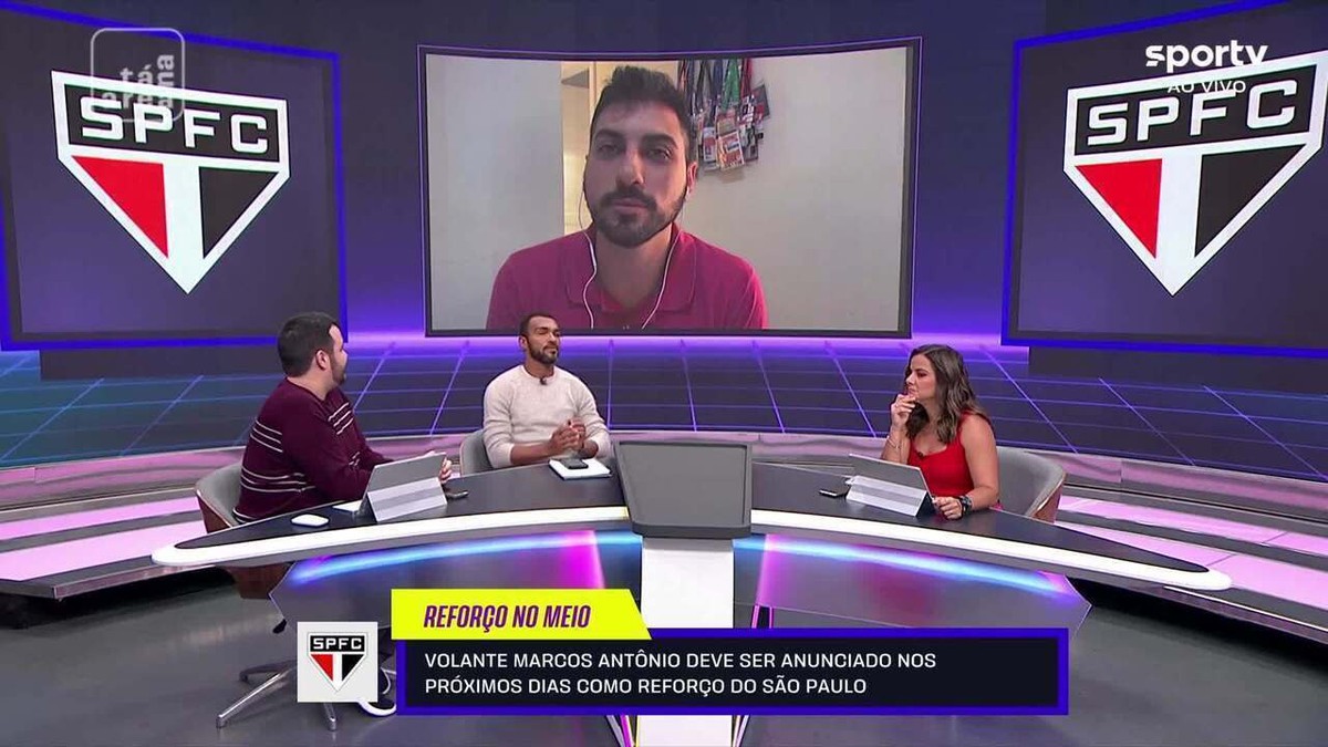 novas opções táticas de jogo para Marcos Antônio, reforço do São Paulo