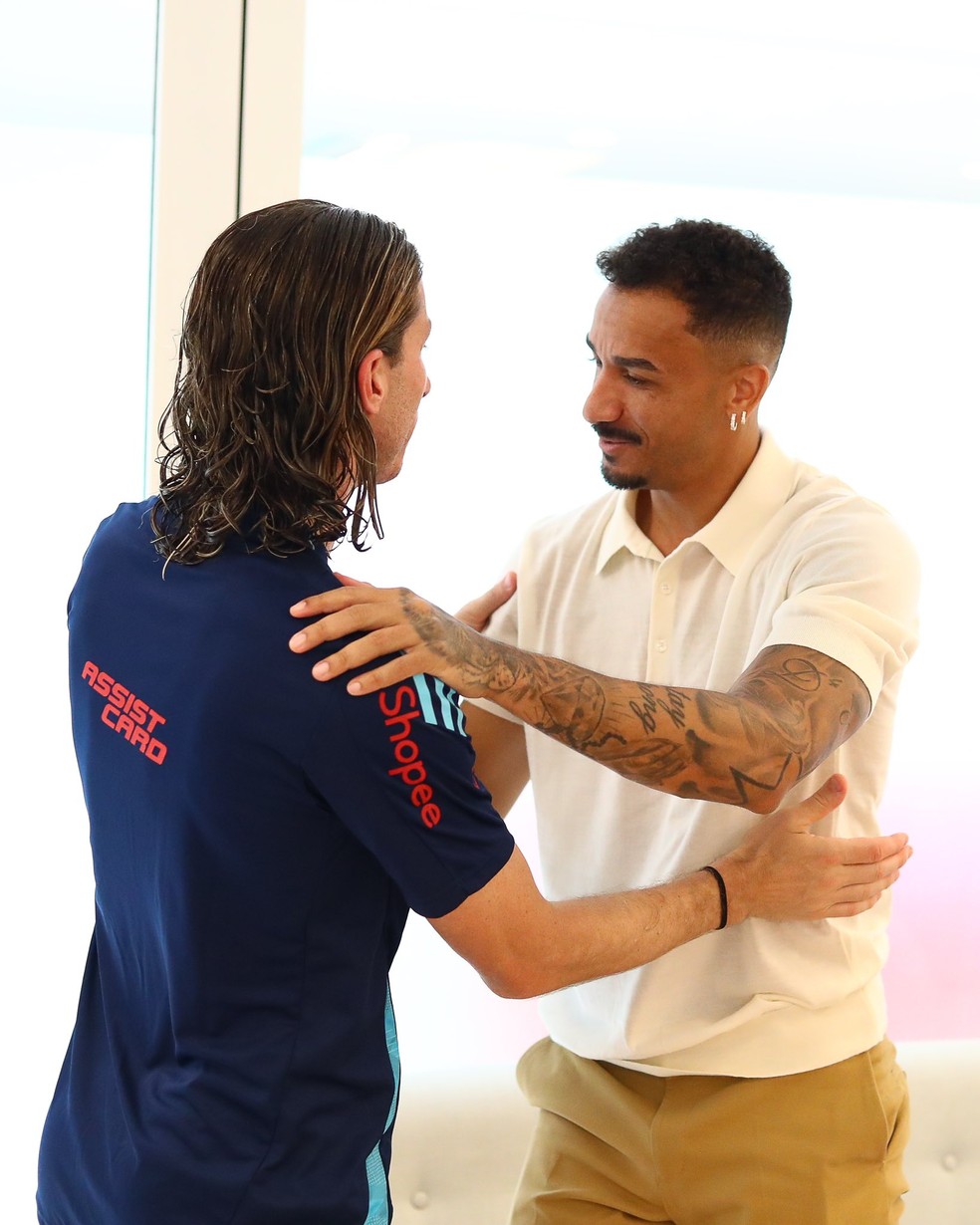 Danilo está à disposição de Filipe Luís para estrear pelo Flamengo — Foto: Flamengo