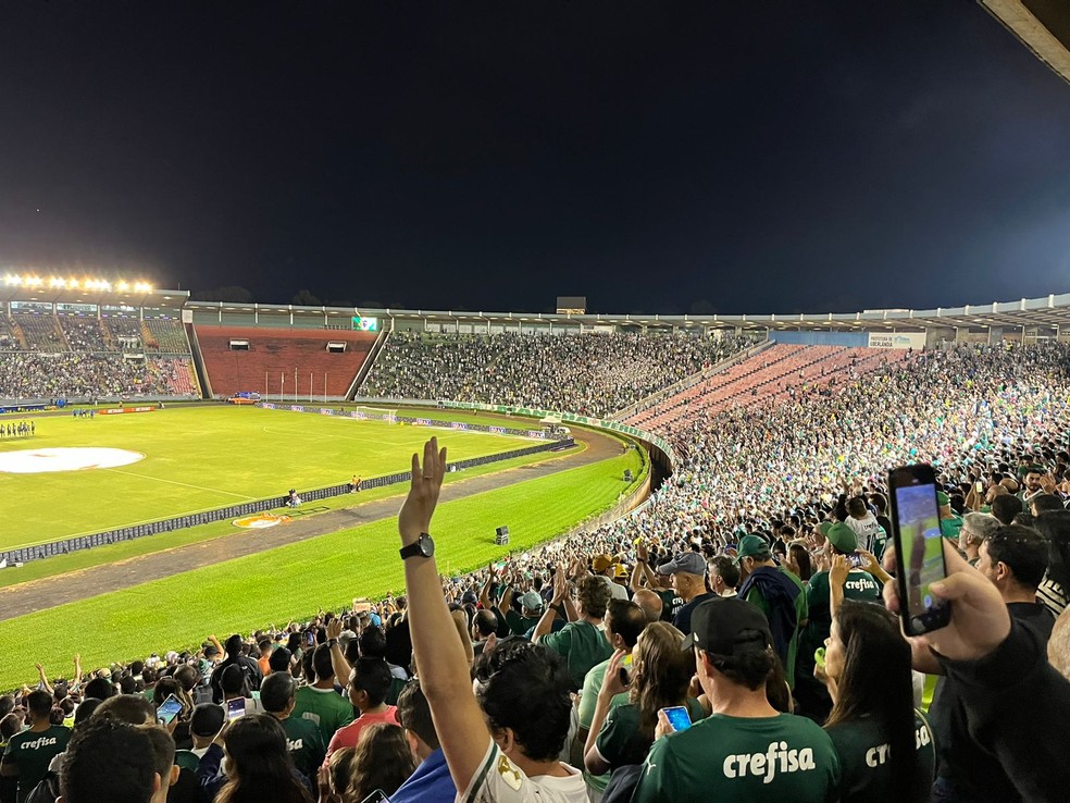 Tombense, Palmeiras, Copa do Brasil, Parque do Sabiá, Uberlândia  — Foto: Luís Felipe Borges