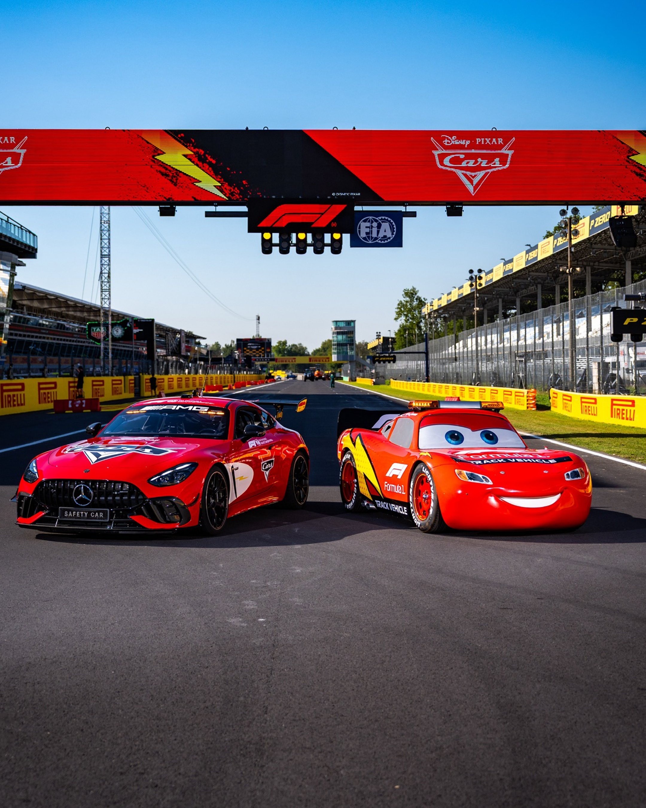Carro com pintura de Relâmpago McQueen será safety car em Monza; veja