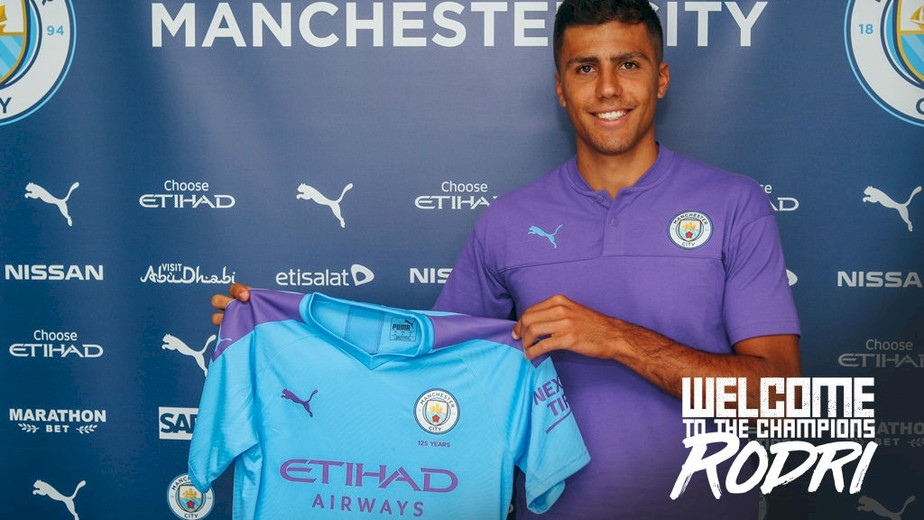 Fanáticos Por Futebol - Rodri é o novo reforço do Manchester City. Contrato  até 2024, usará a camisa 16. 🔥