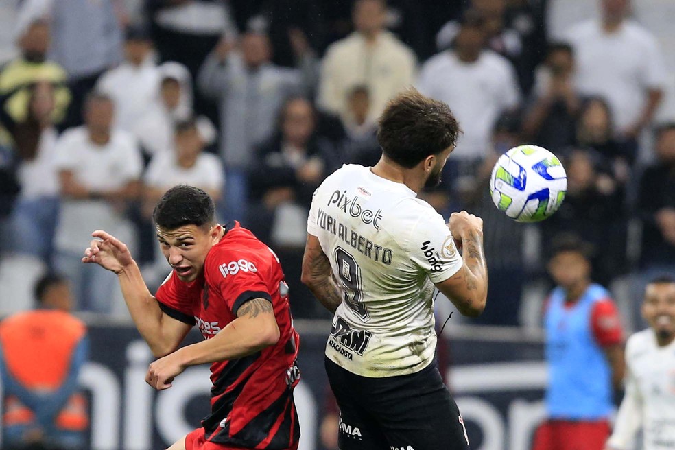 Gol de Yuri Alberto em Corinthians x Athletico — Foto: Fernando Roberto