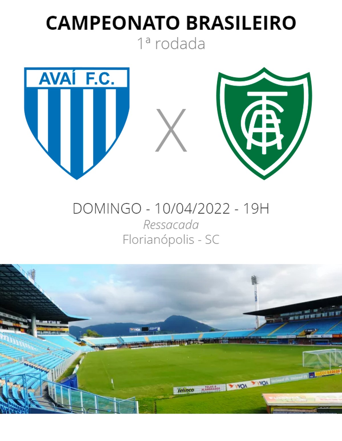 Avaí x América-MG: veja onde assistir, desfalques, escalações e ...