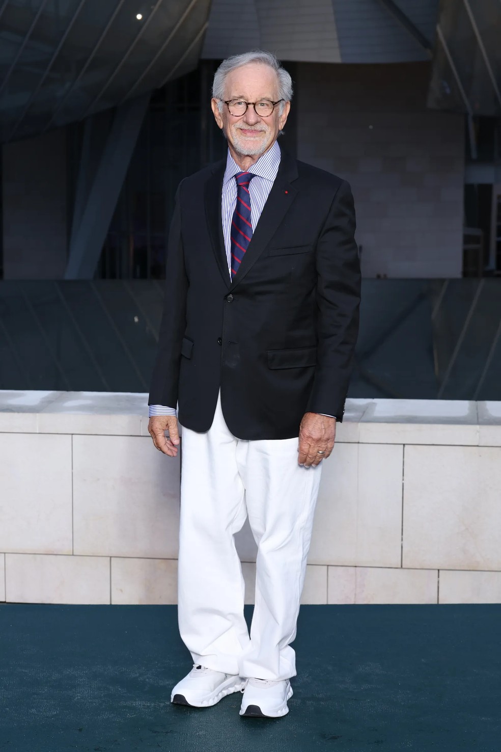 Steven Spielberg no Prel&uacute;dio dos Jogos Ol&iacute;mpicos de Paris 2024 &mdash; Foto: Pascal Le Segretain/Getty Images