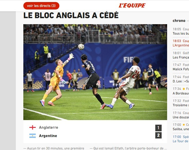 Imprensa inglesa lamenta eliminação na Copa do Mundo: "Inglaterra de coração partido"