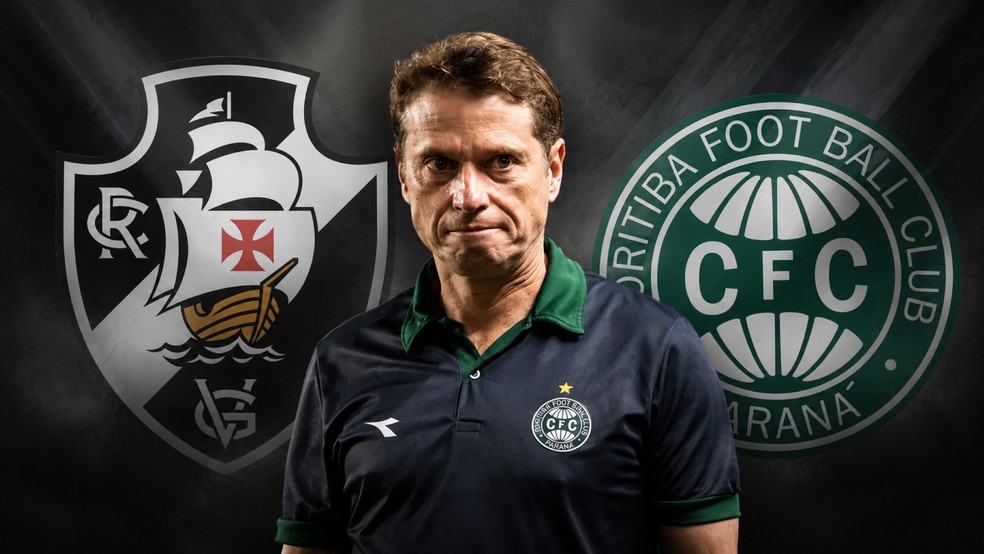 Fernando Seabra protagonizou "novela" entre Vasco e Coritiba � Foto: Arte IA
