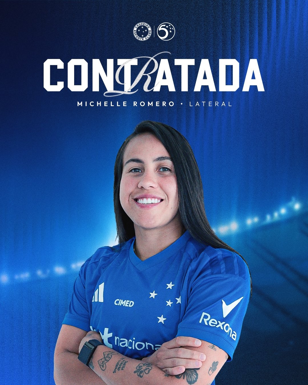 Cruzeiro anuncia contratação da lateral Michelle Romero