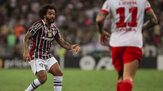 Com gol, Marcelo desencanta pelo Fluminense na Libertadores - Foto: (Lucas Merçon/FFC)
