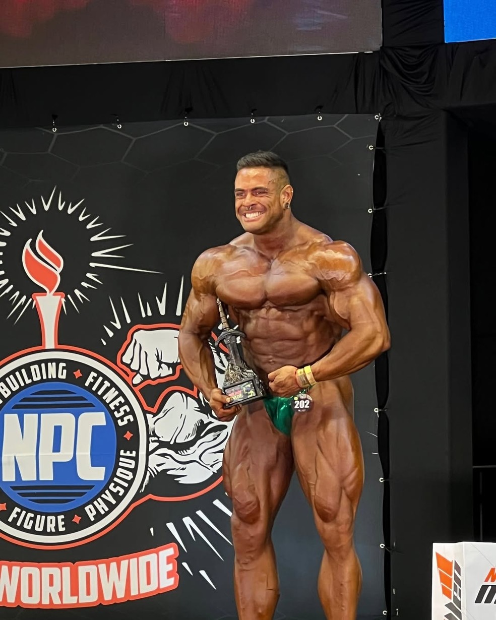 Kadu Santos, fisiculturista, morreu aos 31 anos no RS — Foto: Arquivo pessoal