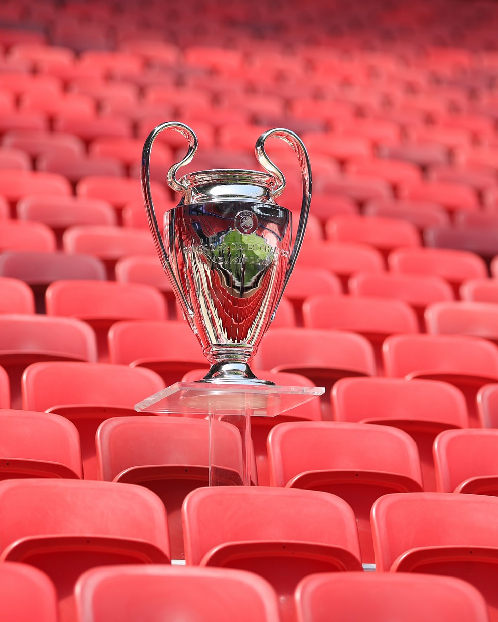 Troféu da Champions 2025/2026 — Foto: Reprodução X