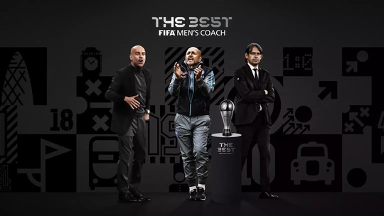 The Best 2023: Guardiola, Inzaghi e Spalletti são finalistas a melhor técnico