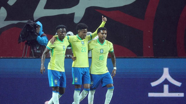 Coreia do Sul x Brasil gol Estêvão