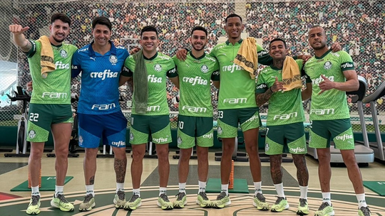 Entenda por que Dudu treina com os lesionados do elenco nas folgas - Foto: (Reprodução)